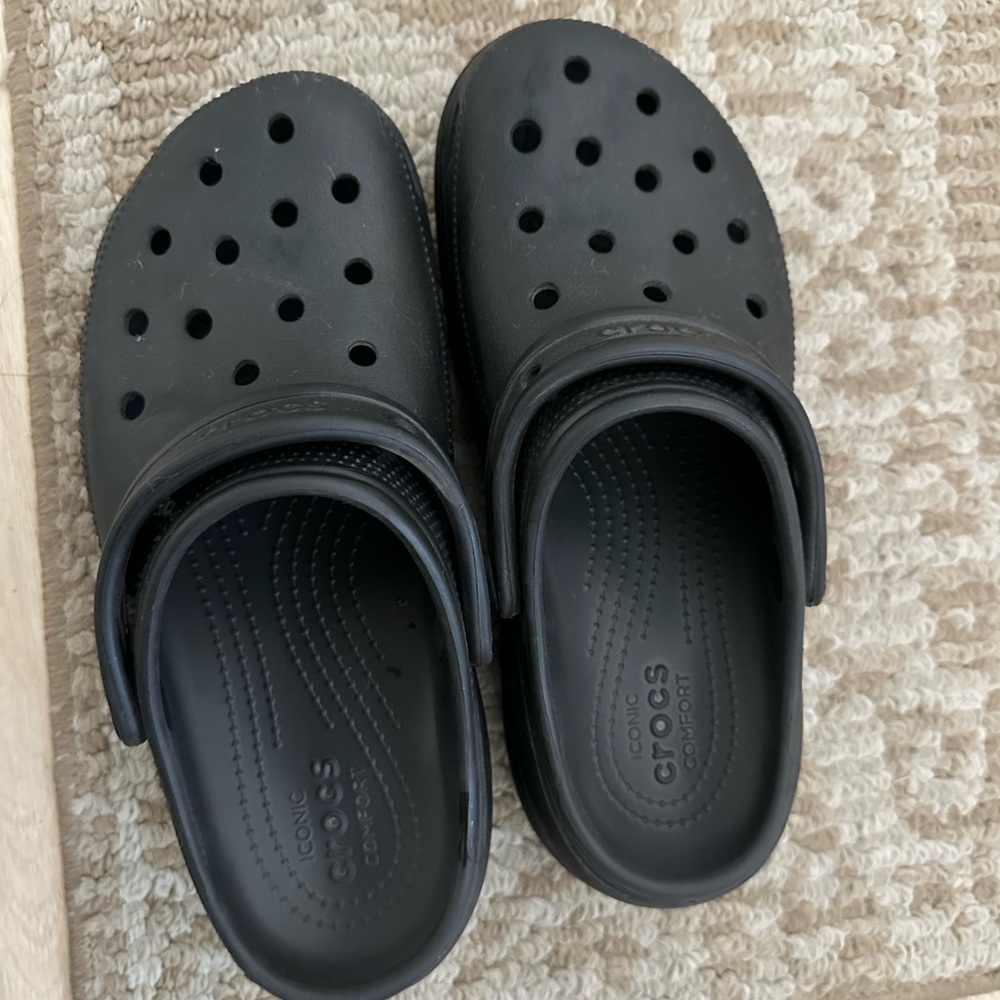 CROCS Classic Clog Sandals in Black
